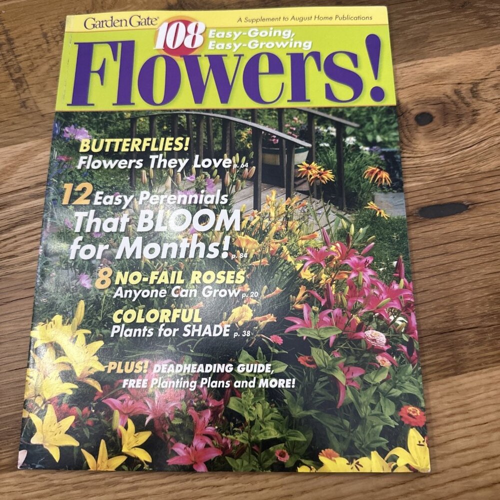 Garden Gate Flowers! Magazine Butterflies 12 Easy Perennials